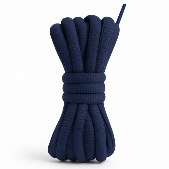 SHOE LACES 'NAVY BLUE'